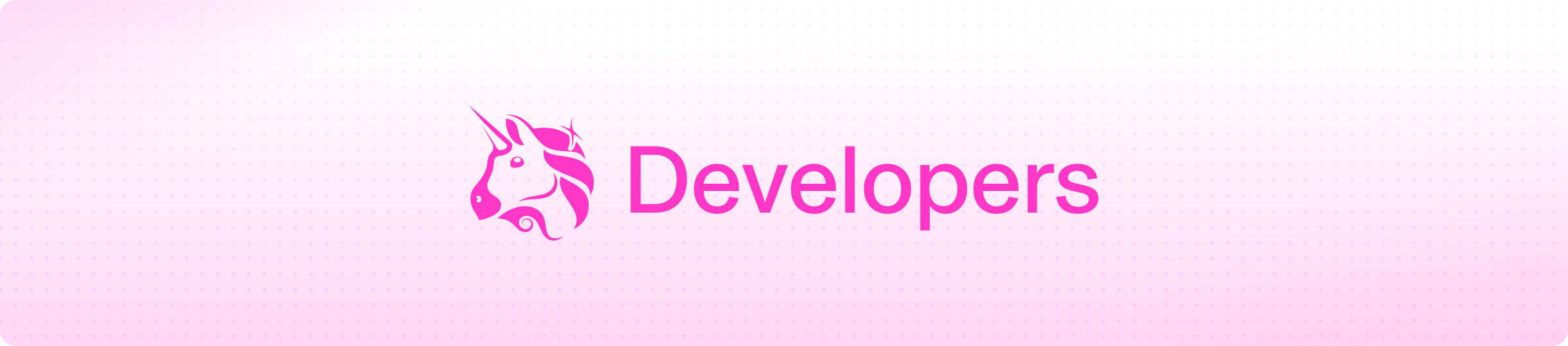 Developers banner
